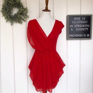 🎉BEBE CHIFFON DRESS🎉 Brand New Condition